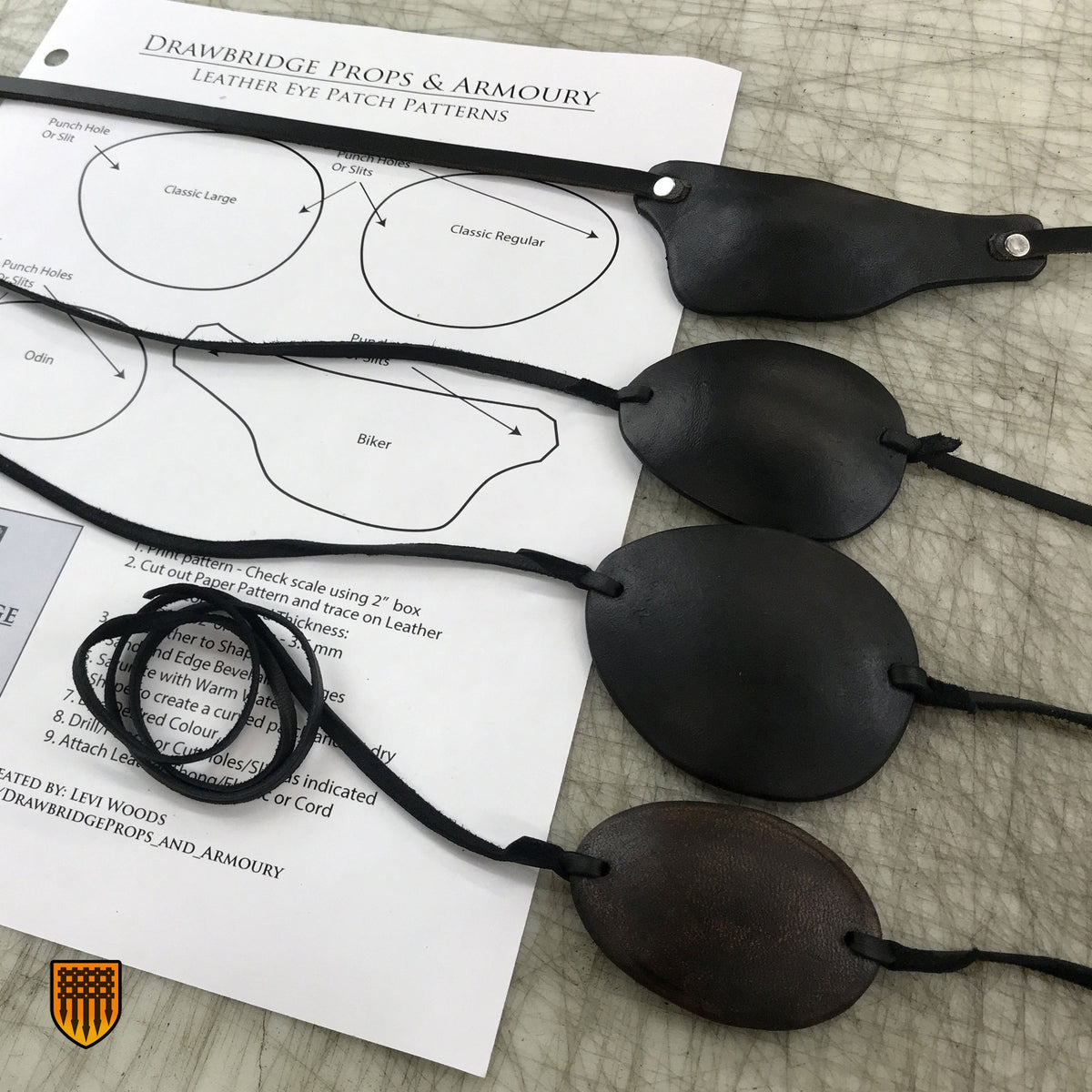Leather Eye Patch **DIY Digital Pattern** – Drawbridge Finance leather-eye-patch-diy-digital-pattern-drawbridge-finance