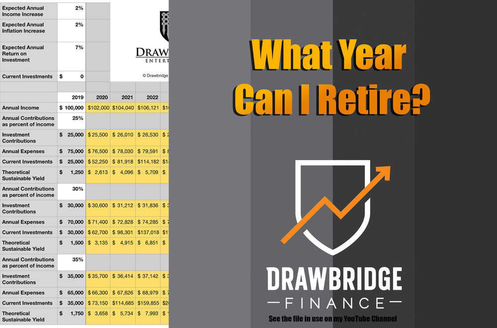 
                  
                    What Year Can I Retire - Retirement Planning Spreadsheet
                  
                